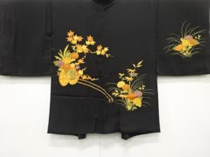 花車模様　刺繍　絵羽織